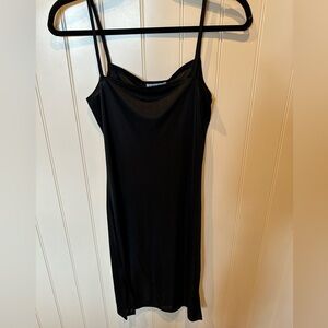 MIKANE Ladies Women’s Size 6 Little Black Dress with Spaghetti Straps